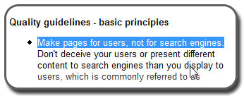 Make Pages for Search Engines